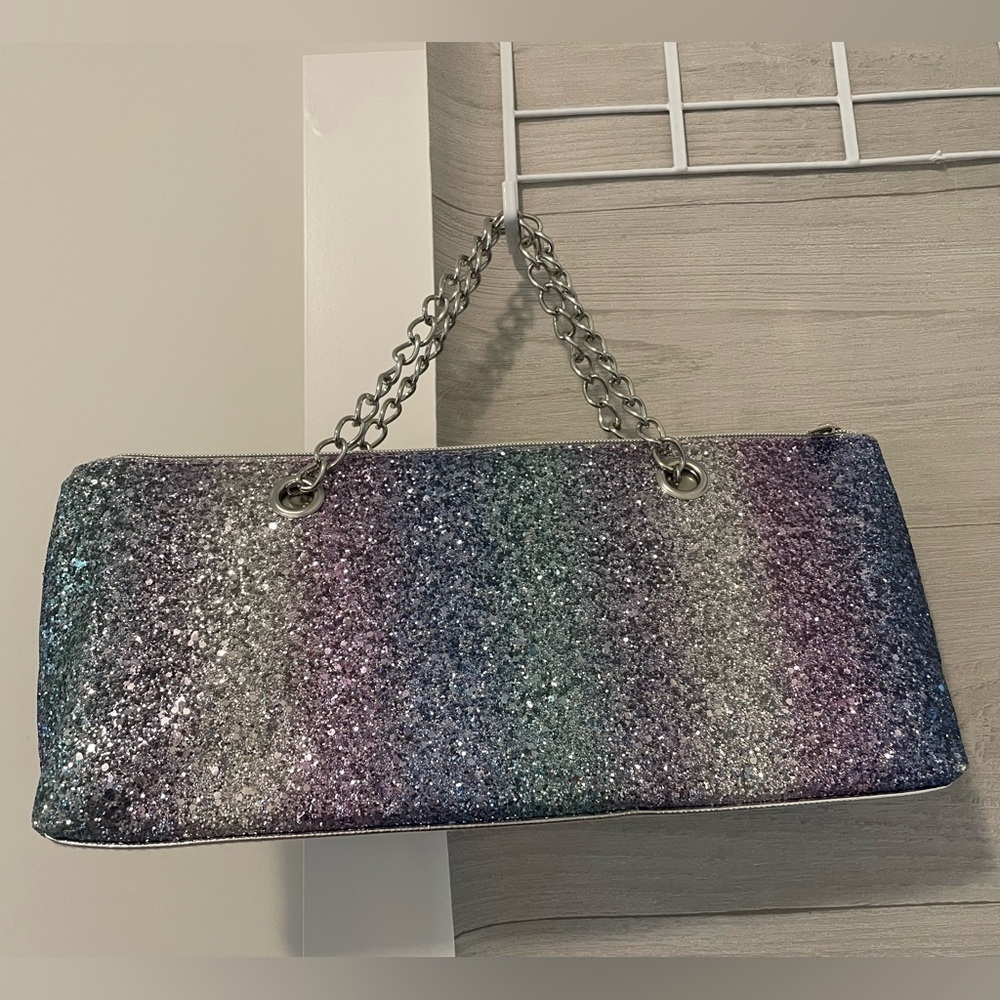 ICEWARE Glittery Multicolor Chain Strap Bag